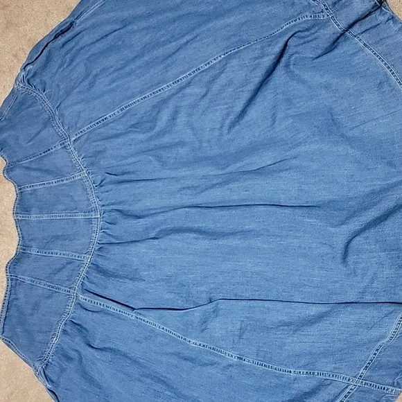 PILCRO BY ANTHROPOLOGIE Denim Button-Front Skirt