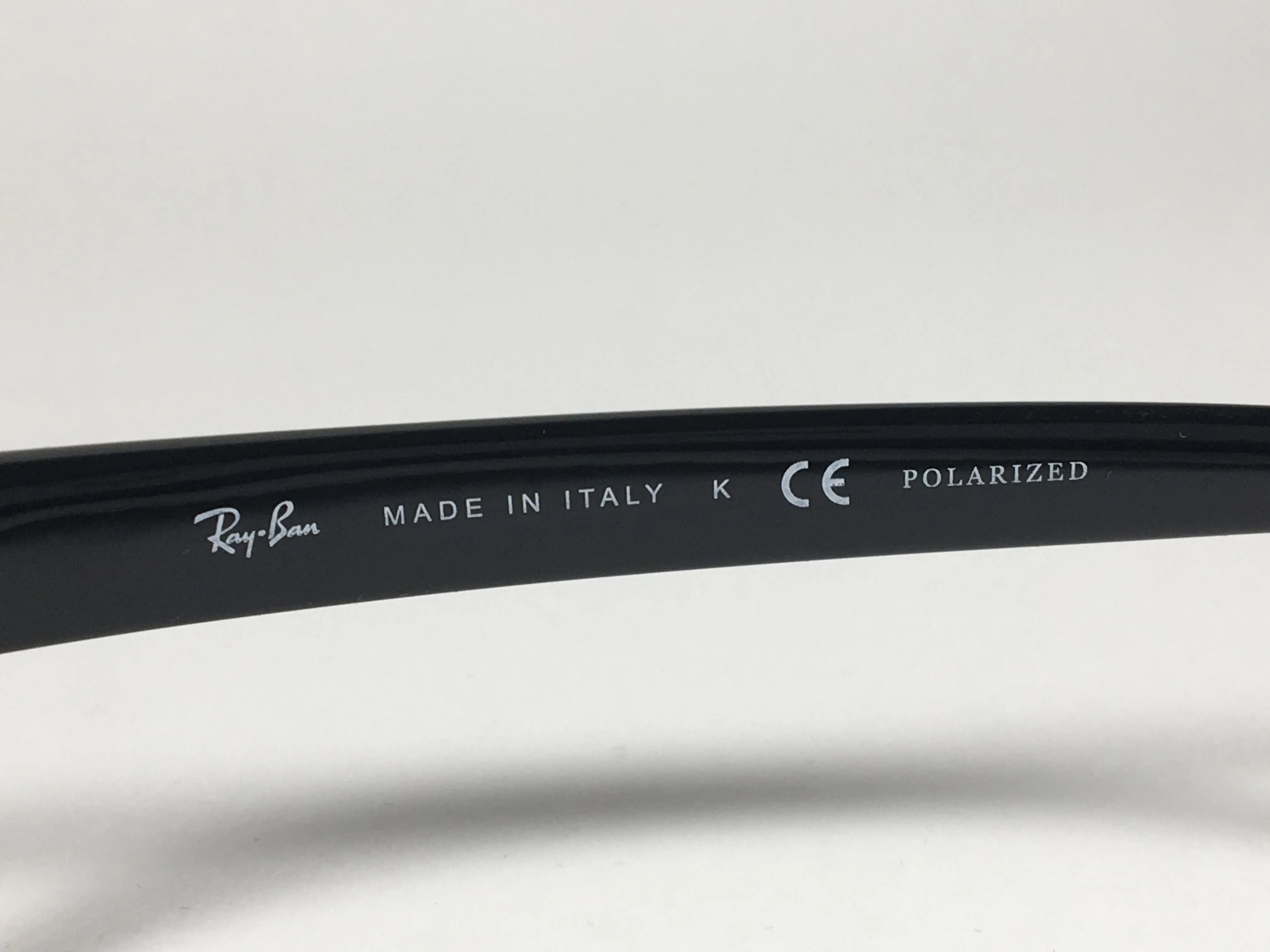 Ray-Ban Polarized Small Predator Active Lifestyle Sunglasses RB4115 601/9A Wrap Black Gloss Green Lens
