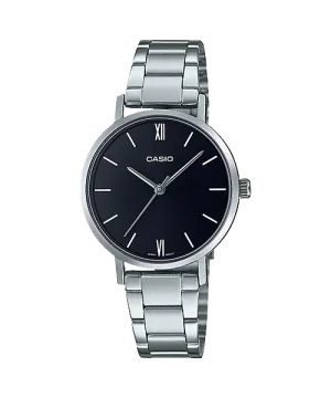 Reloj casual correa de Acero inoxidable LTP-VT02D-1A