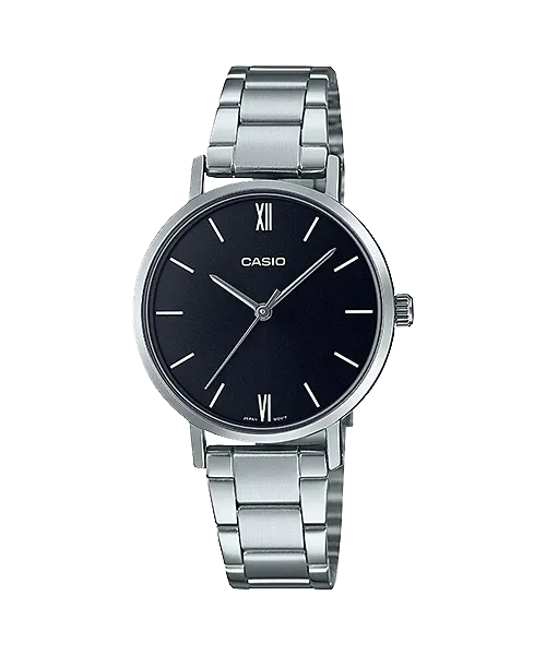 Reloj casual correa de Acero inoxidable LTP-VT02D-1A
