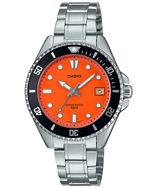 Reloj casual correa de Acero inoxidable MDV-10D-4A1V