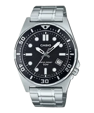 Reloj casual correa de Acero inoxidable MTD-135D-1AV