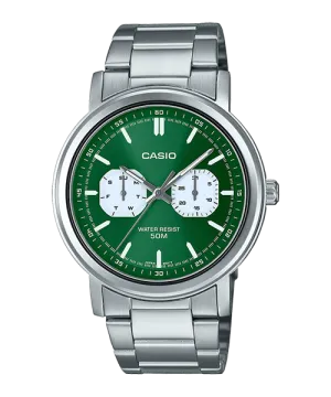 Reloj casual correa de Acero inoxidable MTP-E335D-3EV