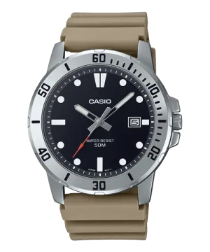 Reloj casual correa de resina MTP-VD01-5EV