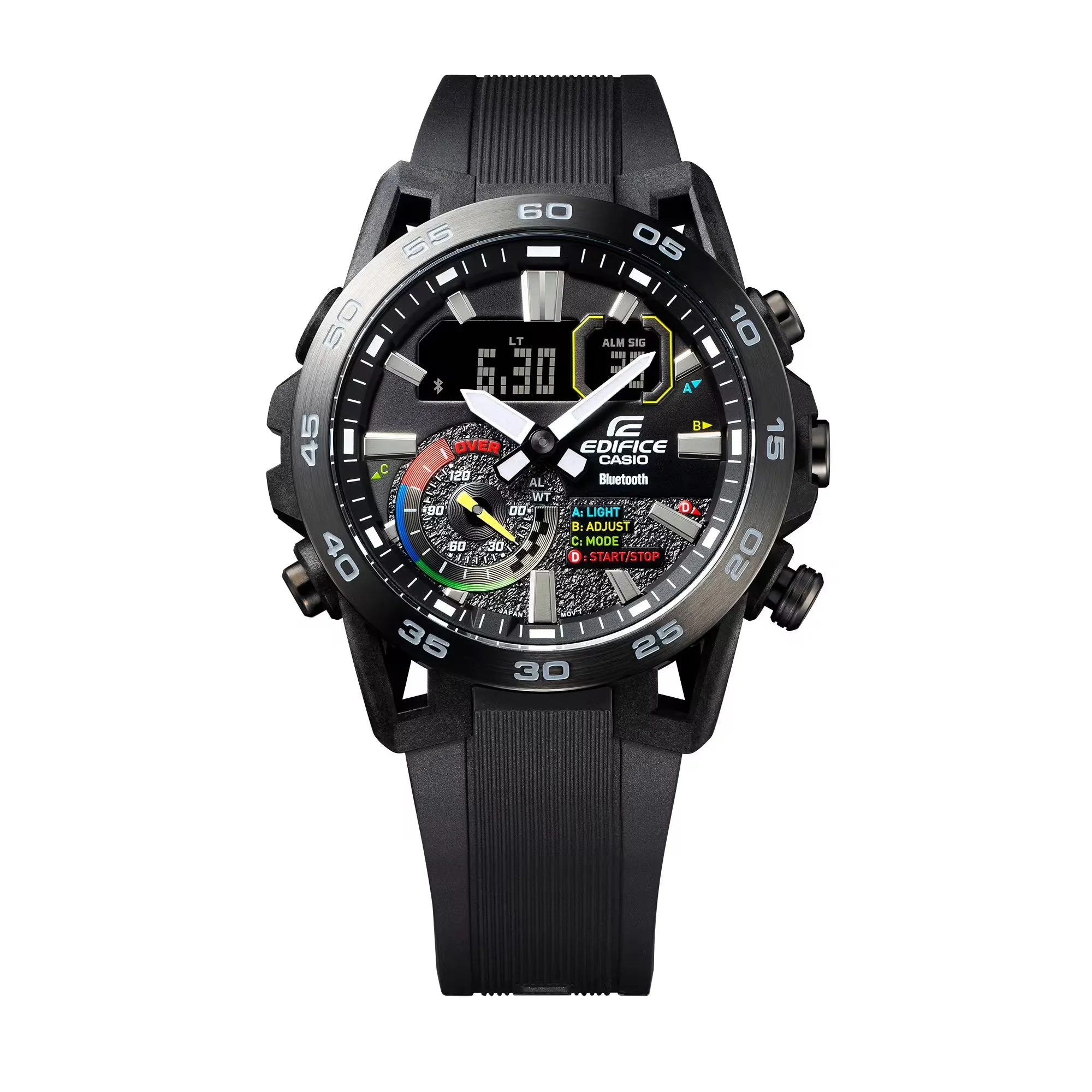 Reloj Edifice casual correa de resina ECB-40MP-1A