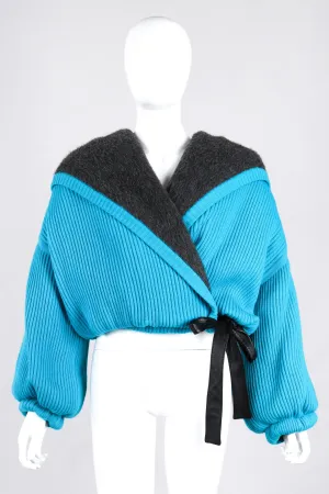 Ribbed Sweater Jacket