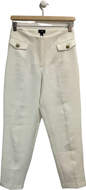 River Island White Trousers UK 8