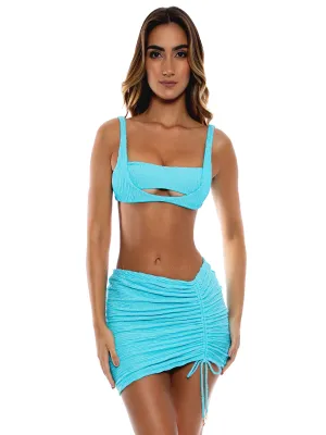 Scrunch Up Mini Skirt ::RET