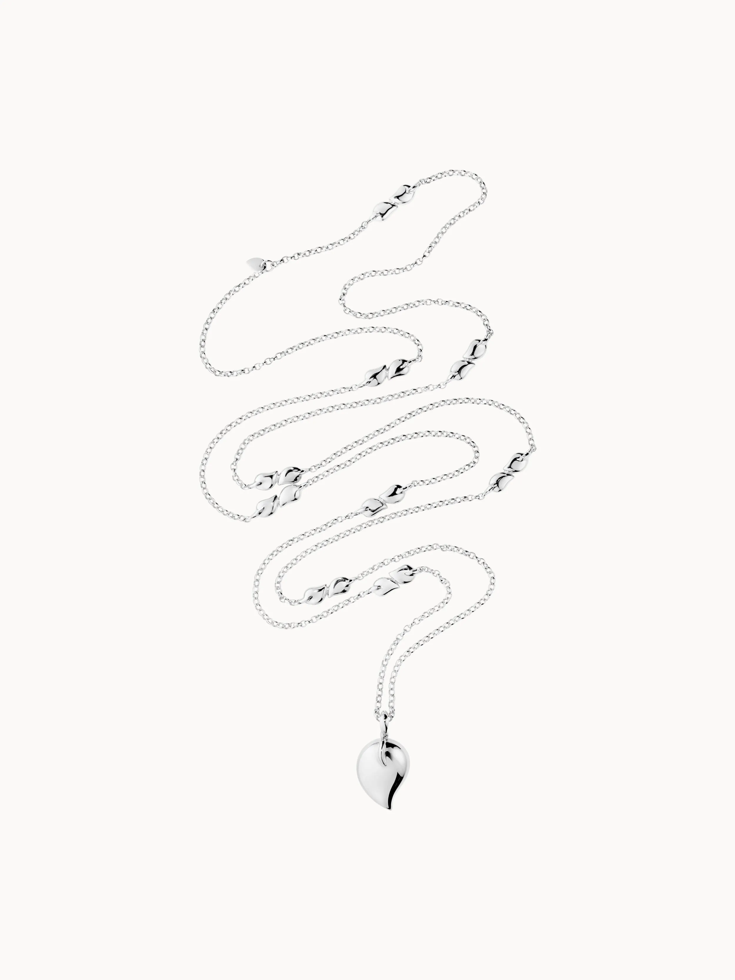 SIGNATURE Necklace Drop 18K white gold