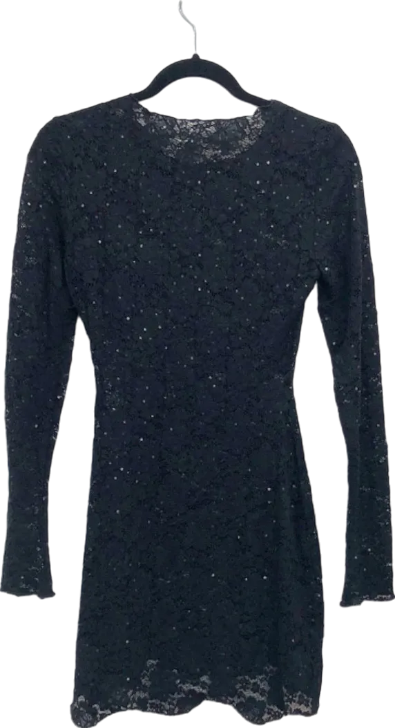 SLA The Label Black Lace Dress UK XS