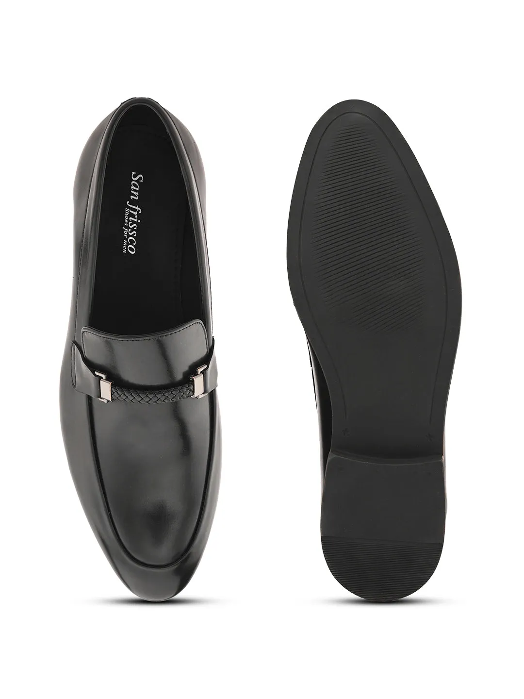 Soho Black Slip-Ons