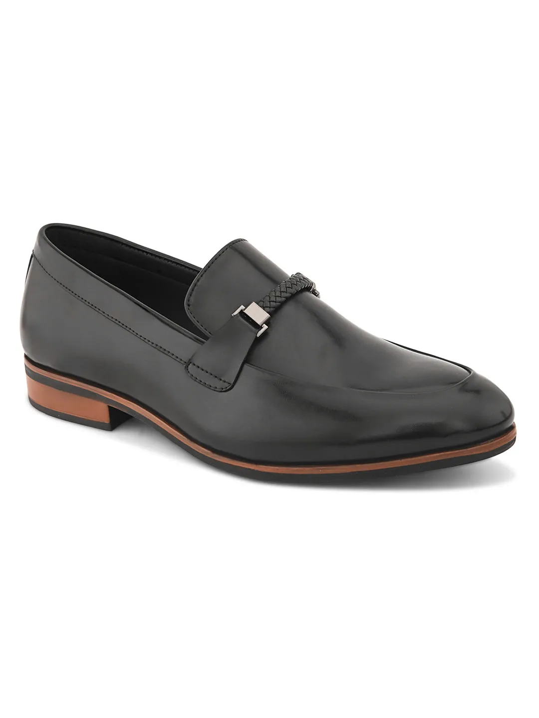 Soho Black Slip-Ons