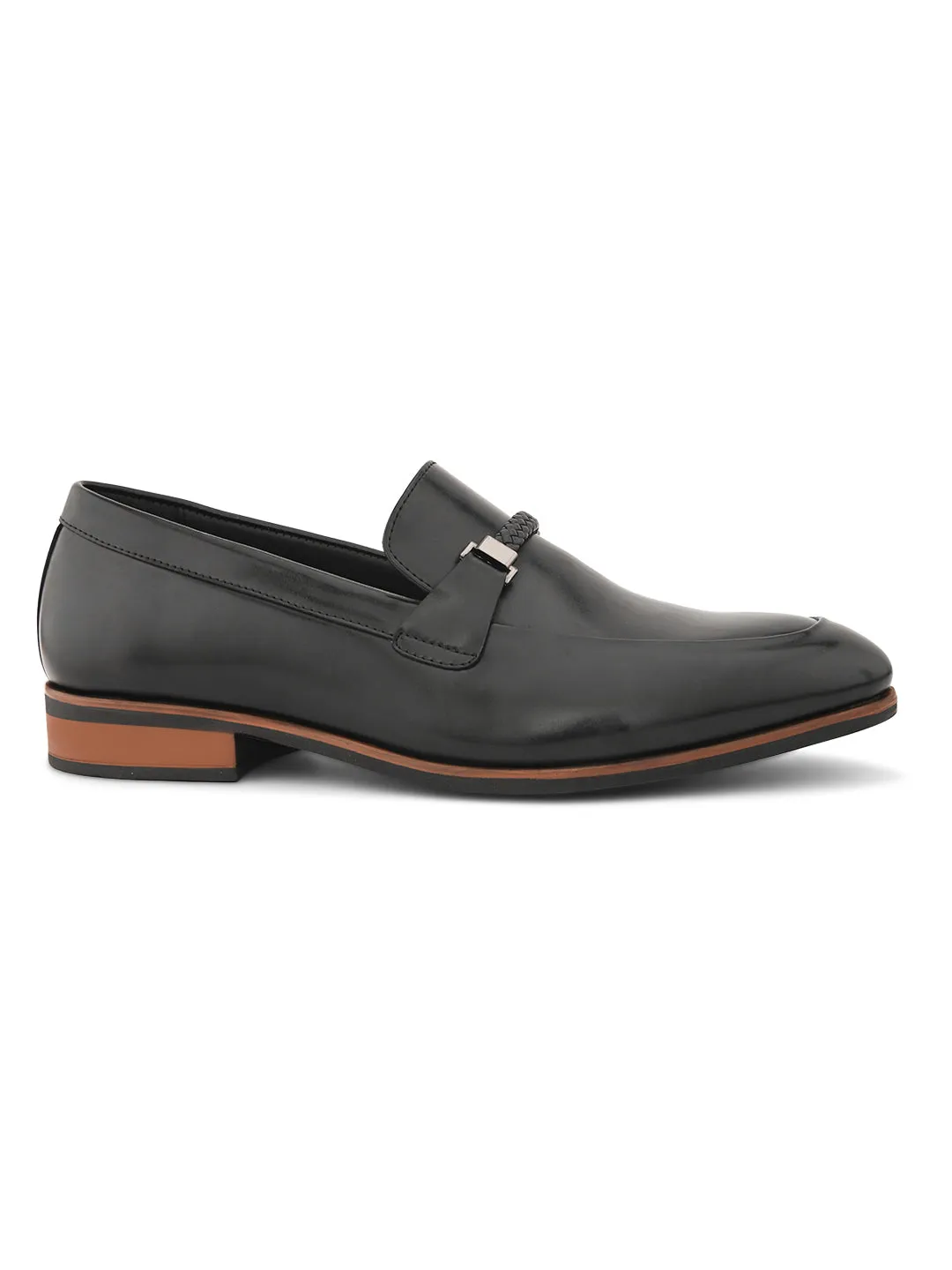 Soho Black Slip-Ons