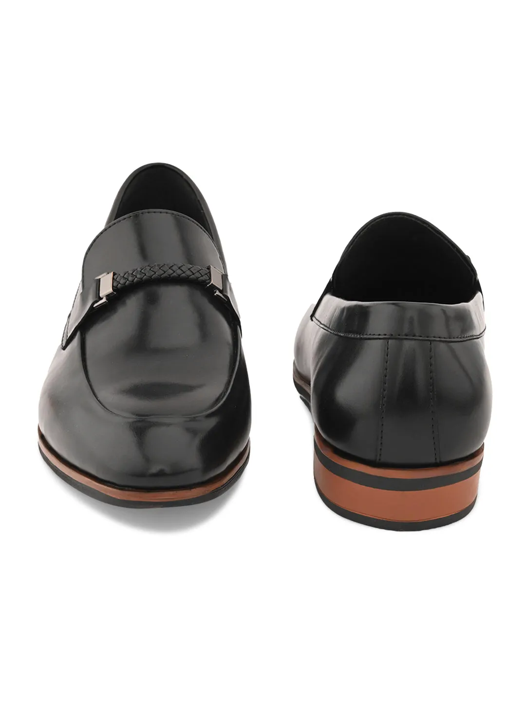 Soho Black Slip-Ons
