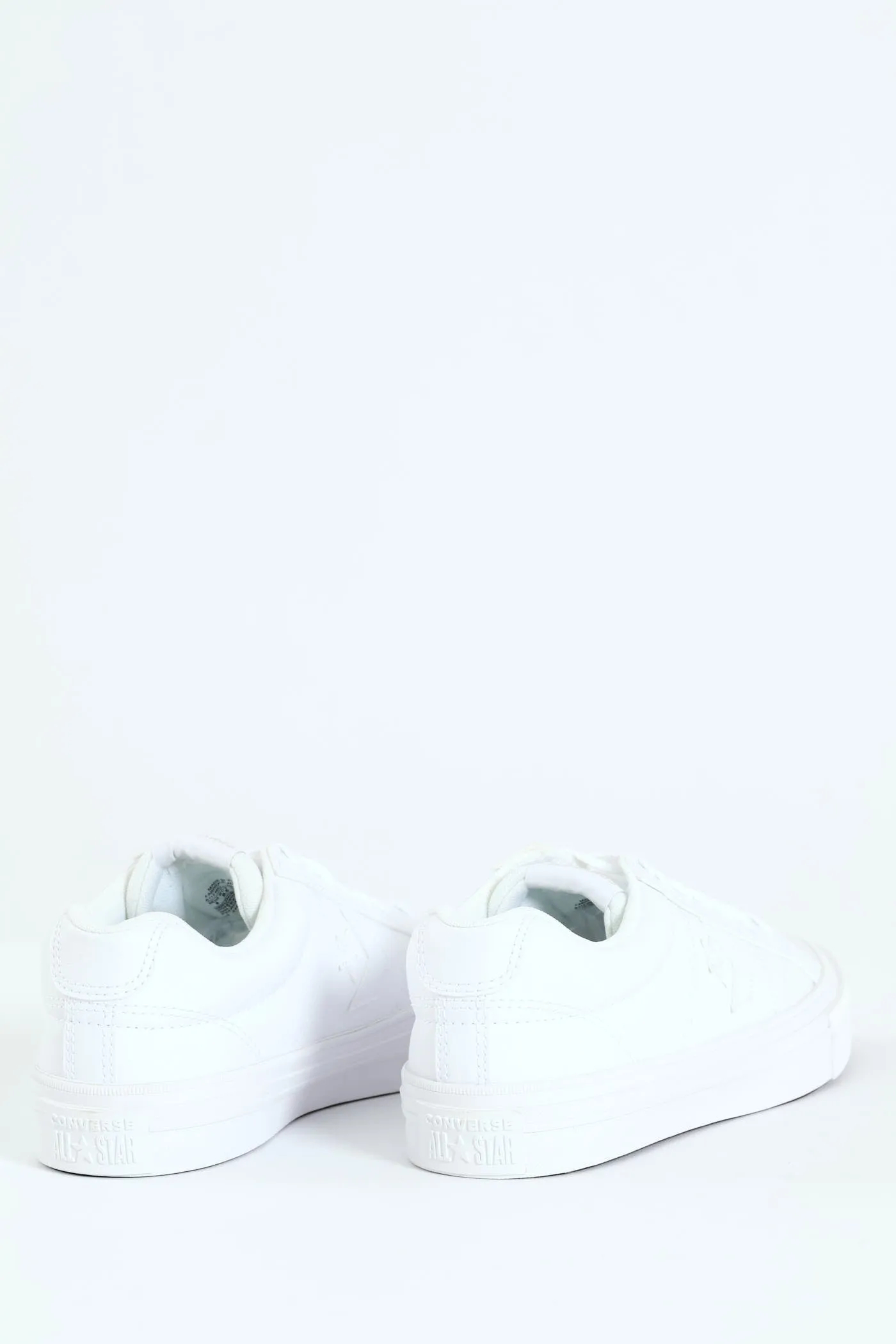 Sport Casual Court Lace Up Sneaker - White