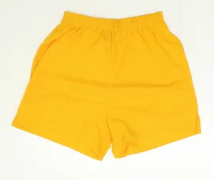 Sport Tek NEW Ladies Regular Fit Fabric Shorts Gold XS 01283