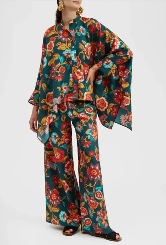Summer Casual Print Two Piece Set