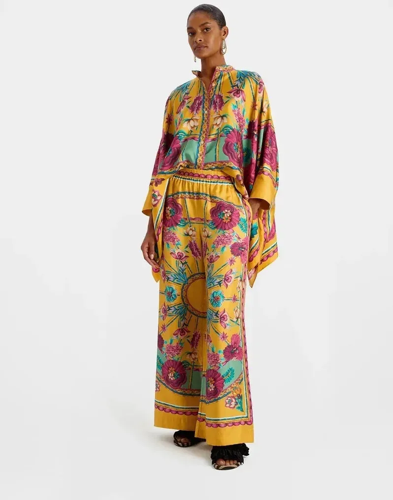Summer Casual Print Two Piece Set