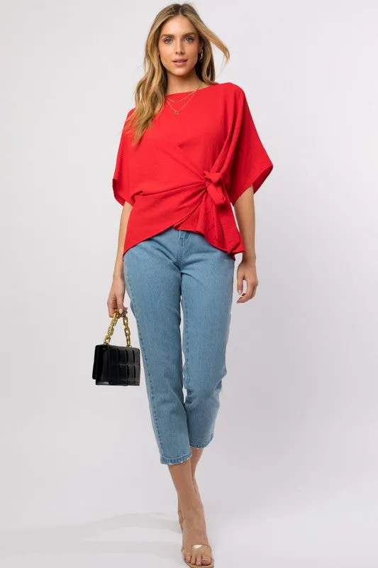 Take Me to Phoenix Side Tie Top
