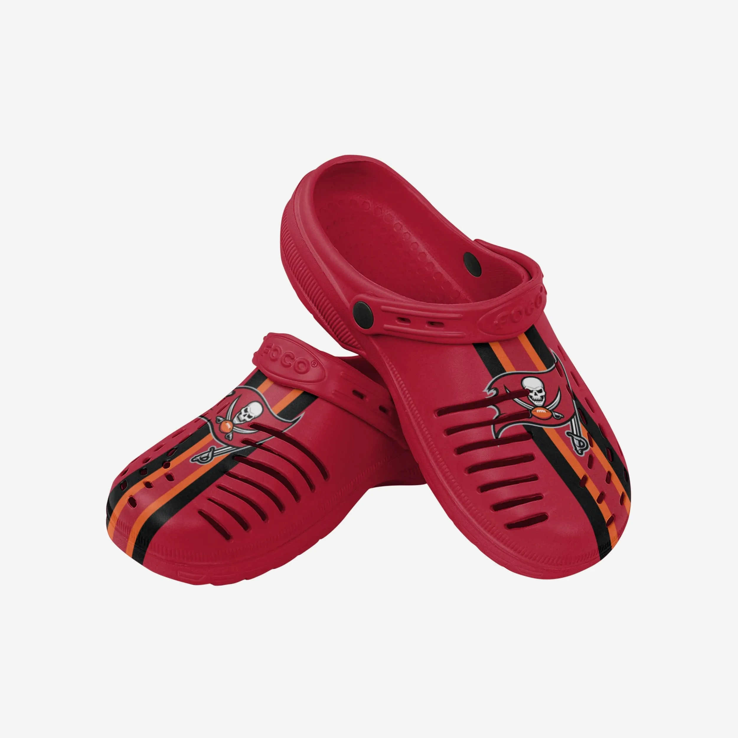 Tampa Bay Buccaneers Team Stripe Clog With Strap
