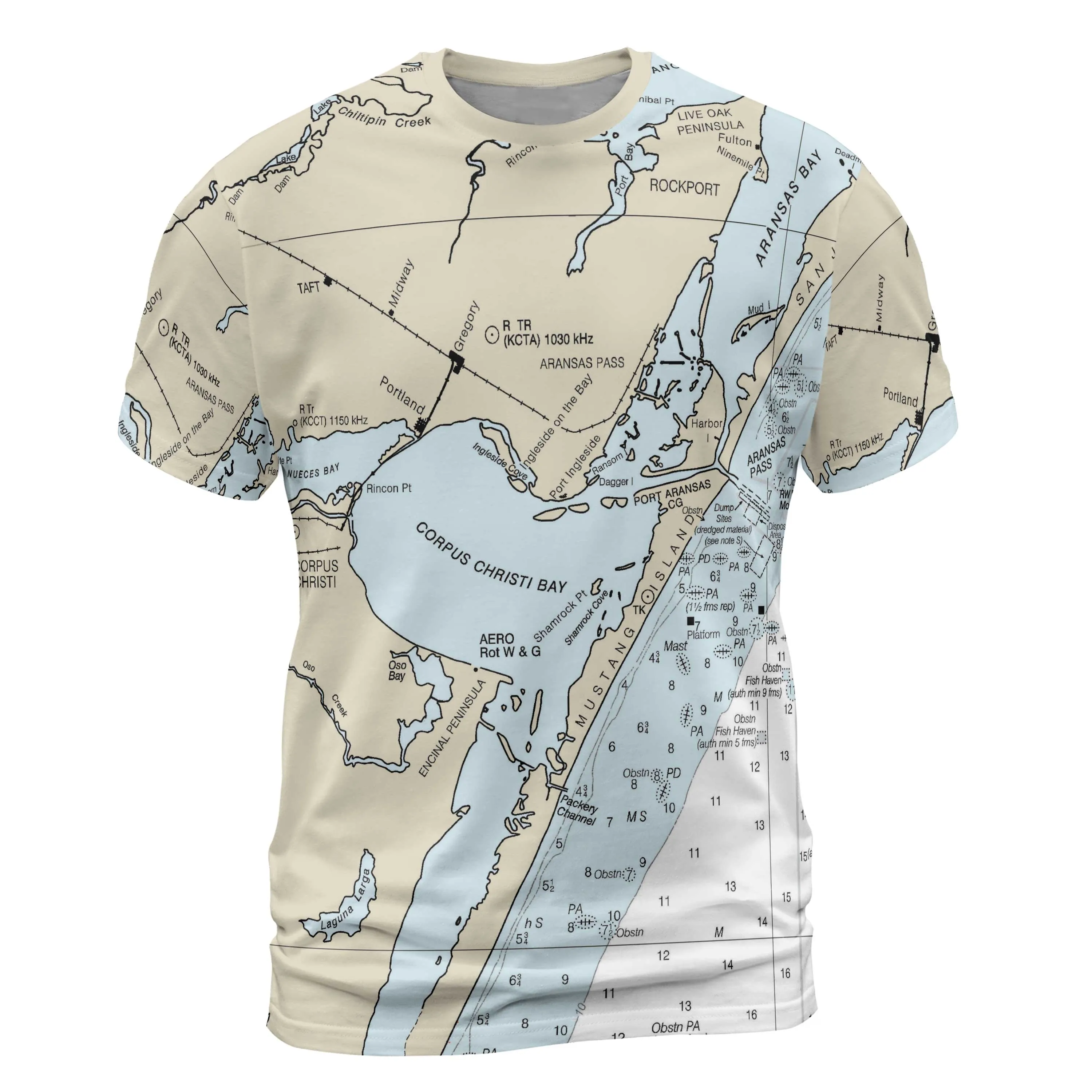 The Corpus Christi Bay Short Sleeve Performance Tee