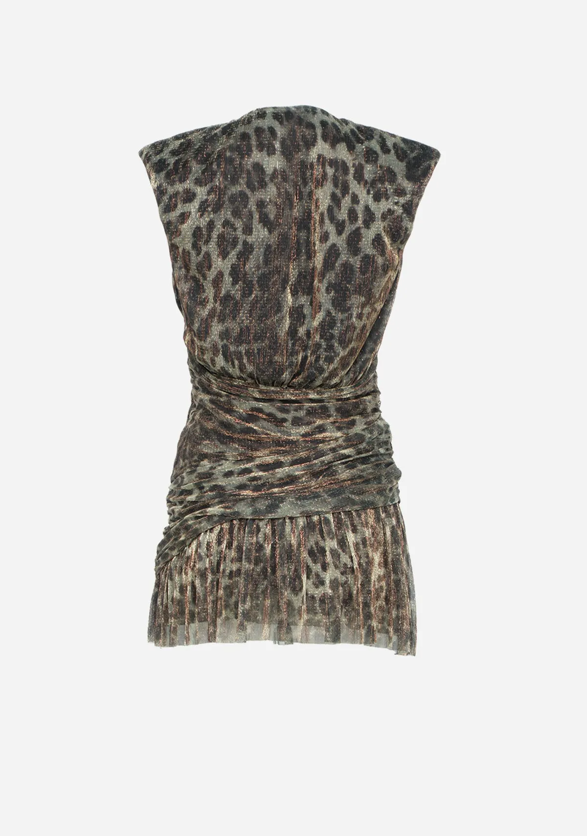 Trouble Maker Ruched Mini Dress Moonlight