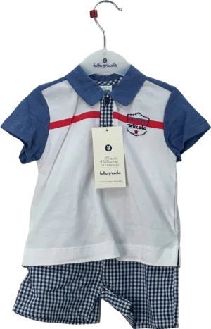 Tutto Piccolo Navy Blue 2 Pieces Set (Shirt & Shorts) UK Size 3 Years