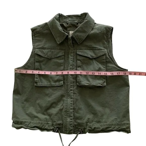 Via Penny Lane Reworked Apparel | 2Pac Poetic Justice Green Vest