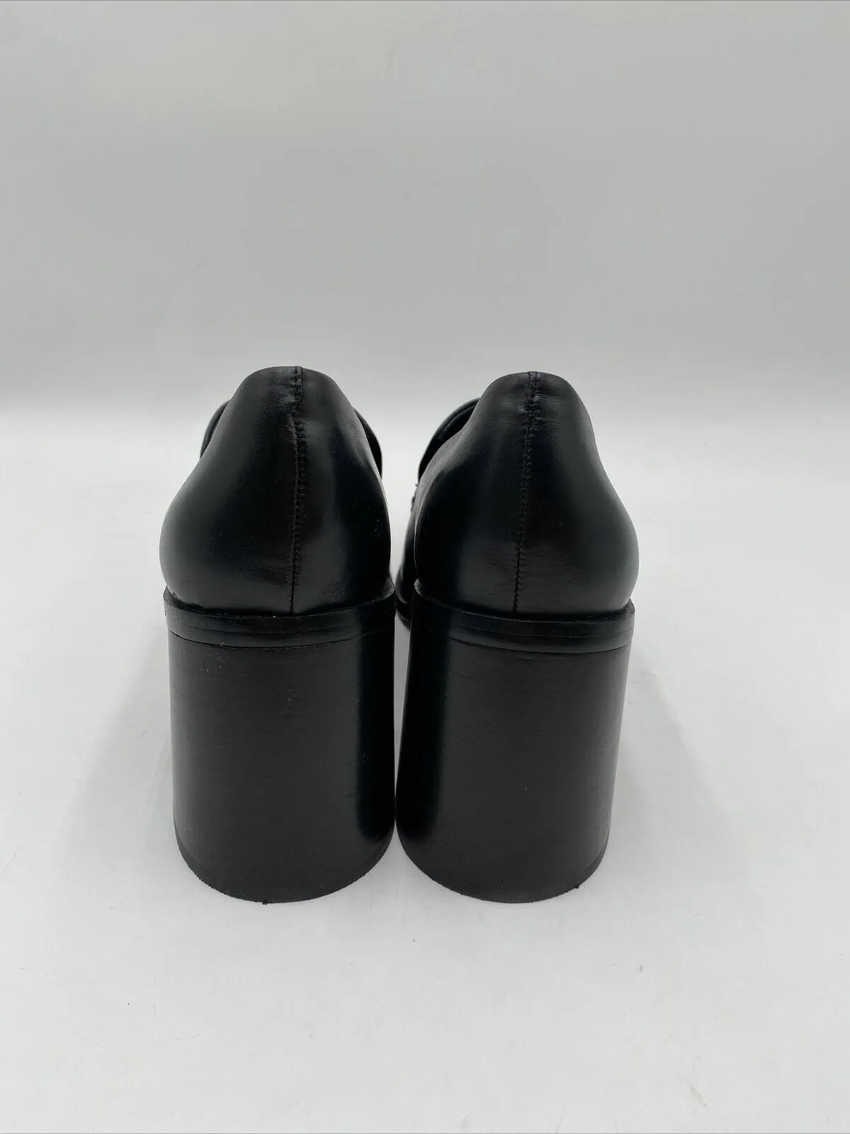 Vince Camuto Women's Segellis Heeled Loafer Clogs Black Size 10M - Very Good
