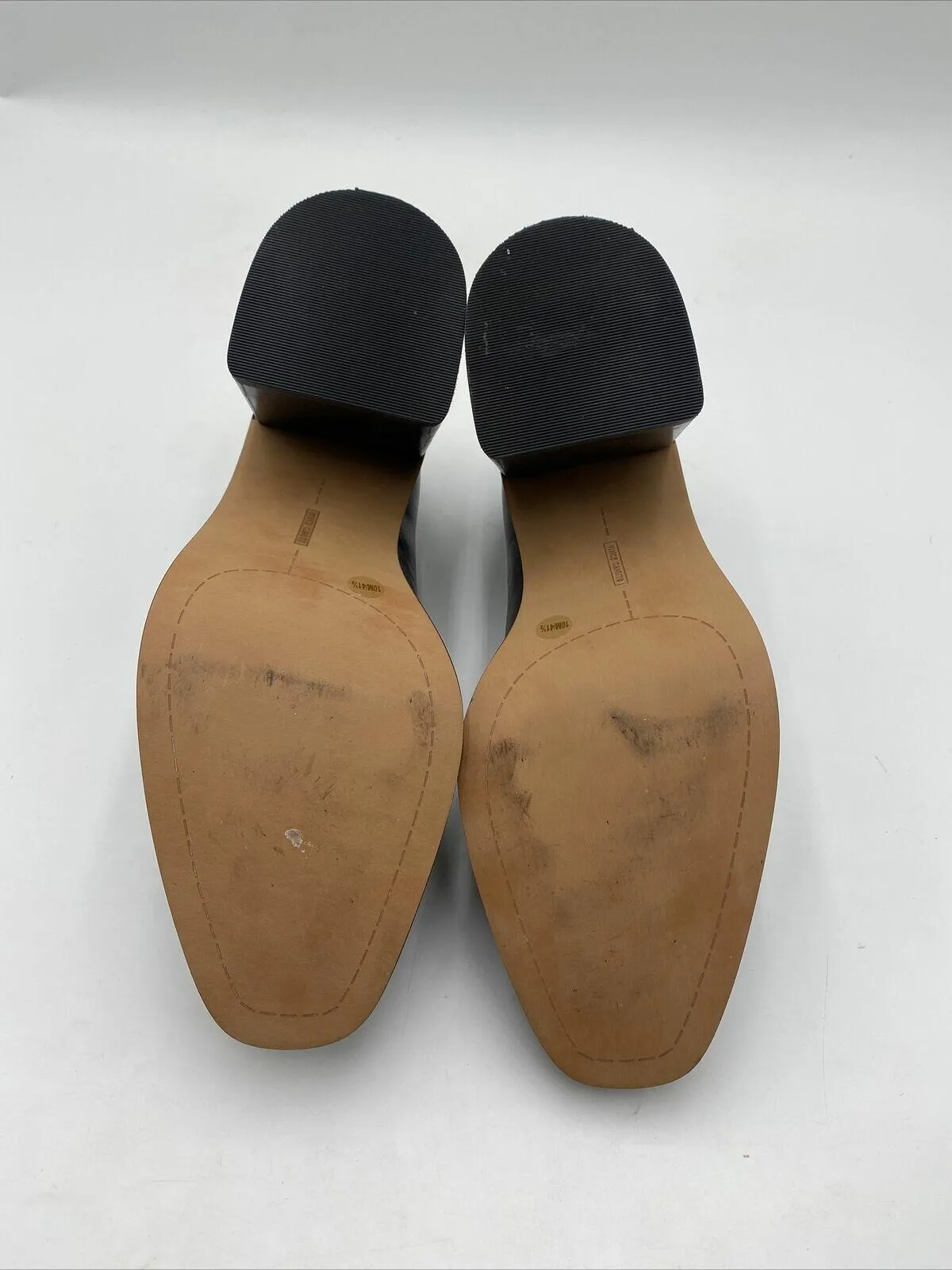 Vince Camuto Women's Segellis Heeled Loafer Clogs Black Size 10M - Very Good