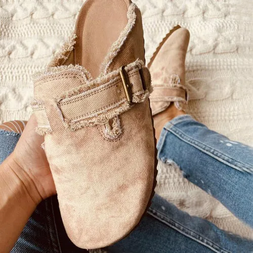 👡✨Vintage-Inspired Women's Canvas Loafer Clogs
