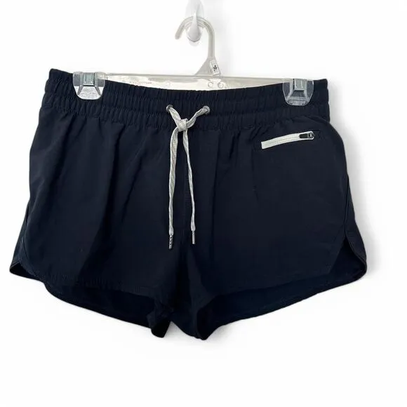 Vuori Women's Navy Shorts Summer Vacation Resort Active Outdoor Athleisure