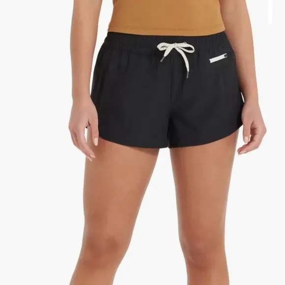 Vuori Women's Navy Shorts Summer Vacation Resort Active Outdoor Athleisure