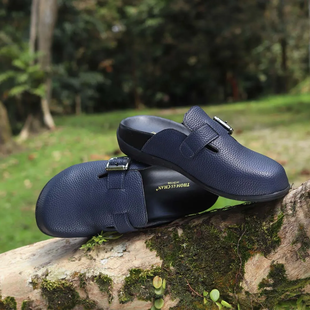 [Wide-Fit] Closed Toe Buckle Clog Sandals [Comfy Health Series]