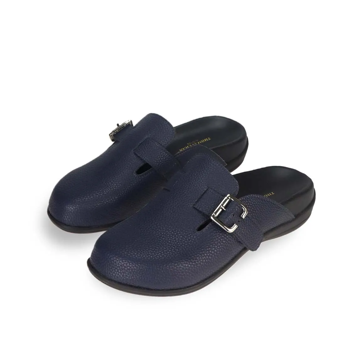 [Wide-Fit] Closed Toe Buckle Clog Sandals [Comfy Health Series]