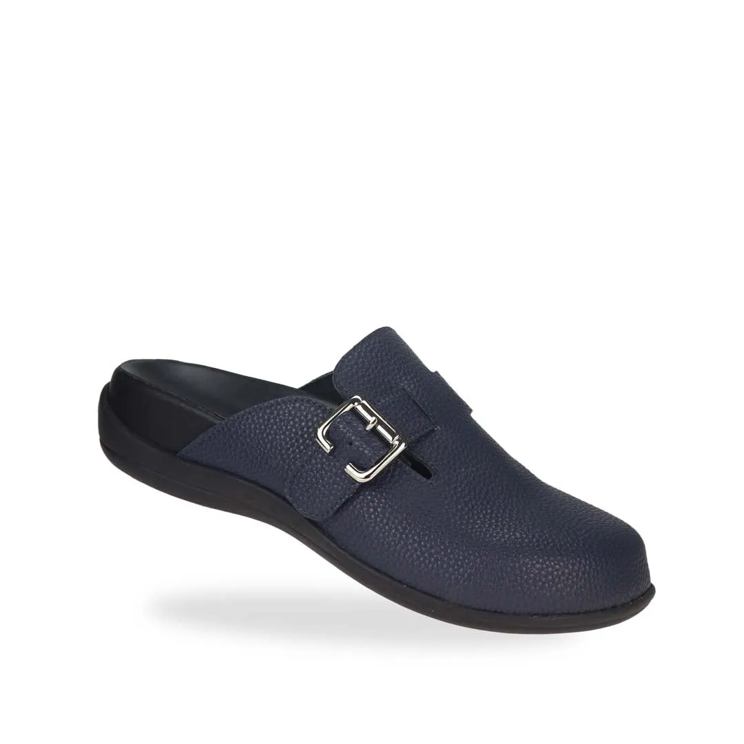 [Wide-Fit] Closed Toe Buckle Clog Sandals [Comfy Health Series]