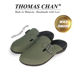 [Wide-Fit] Closed Toe Buckle Clog Sandals [Comfy Health Series]