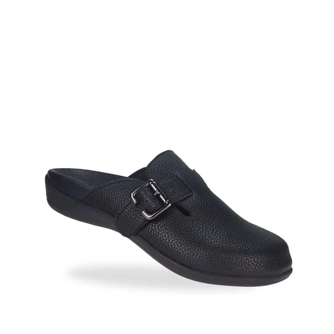 [Wide-Fit] Closed Toe Buckle Clog Sandals [Comfy Health Series]