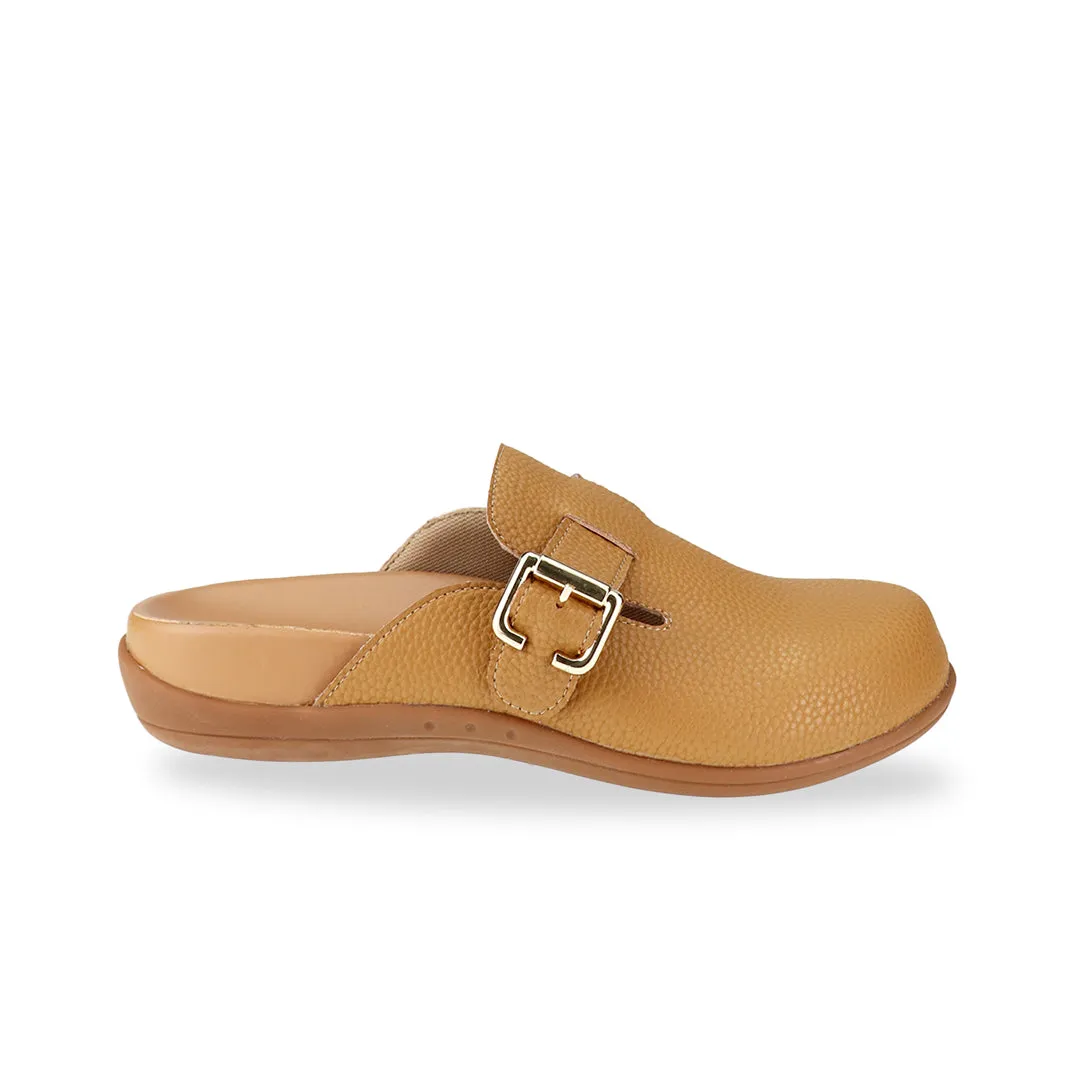 [Wide-Fit] Closed Toe Buckle Clog Sandals [Comfy Health Series]