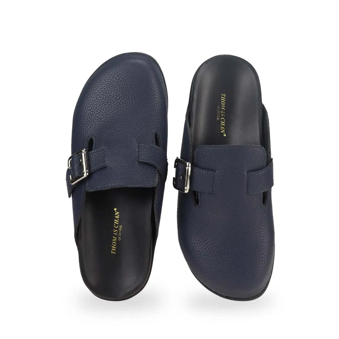 [Wide-Fit] Closed Toe Buckle Clog Sandals [Comfy Health Series]
