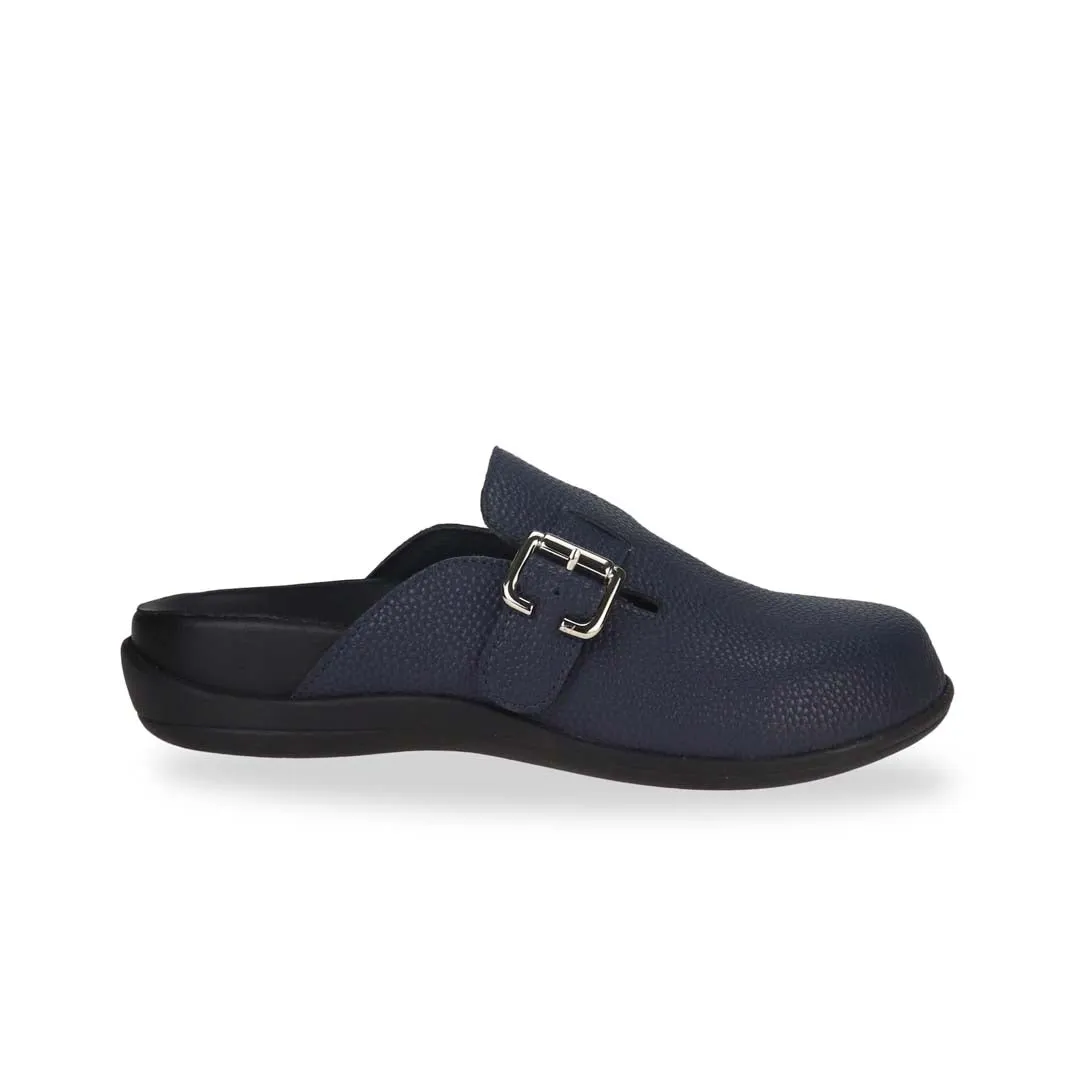 [Wide-Fit] Closed Toe Buckle Clog Sandals [Comfy Health Series]