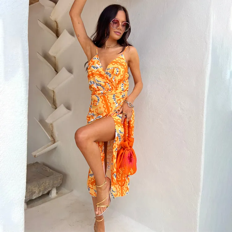 Yellow J'adore Strappy Vienna Dress