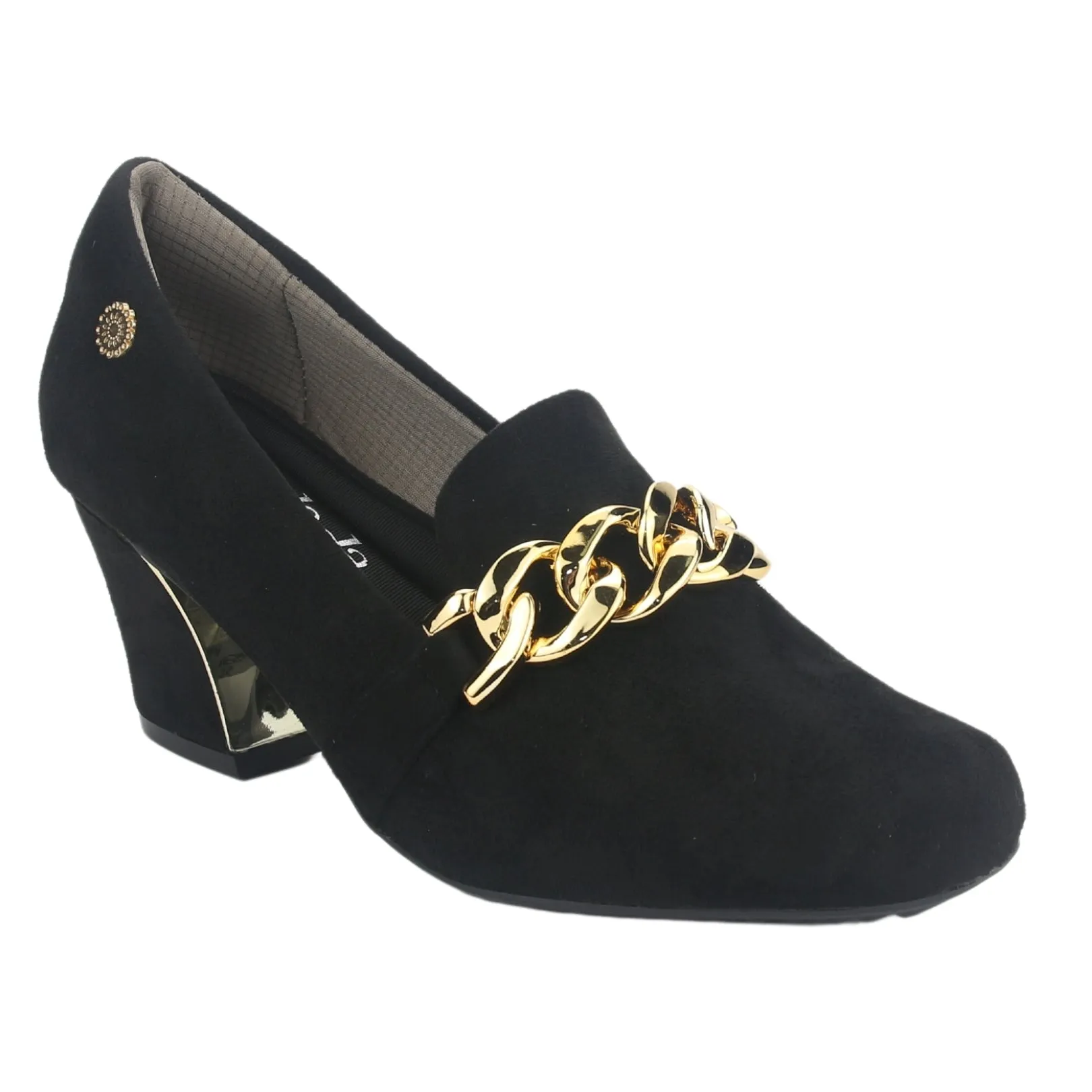 Zapato Chalada Mujer Carol-1 Negro Casual