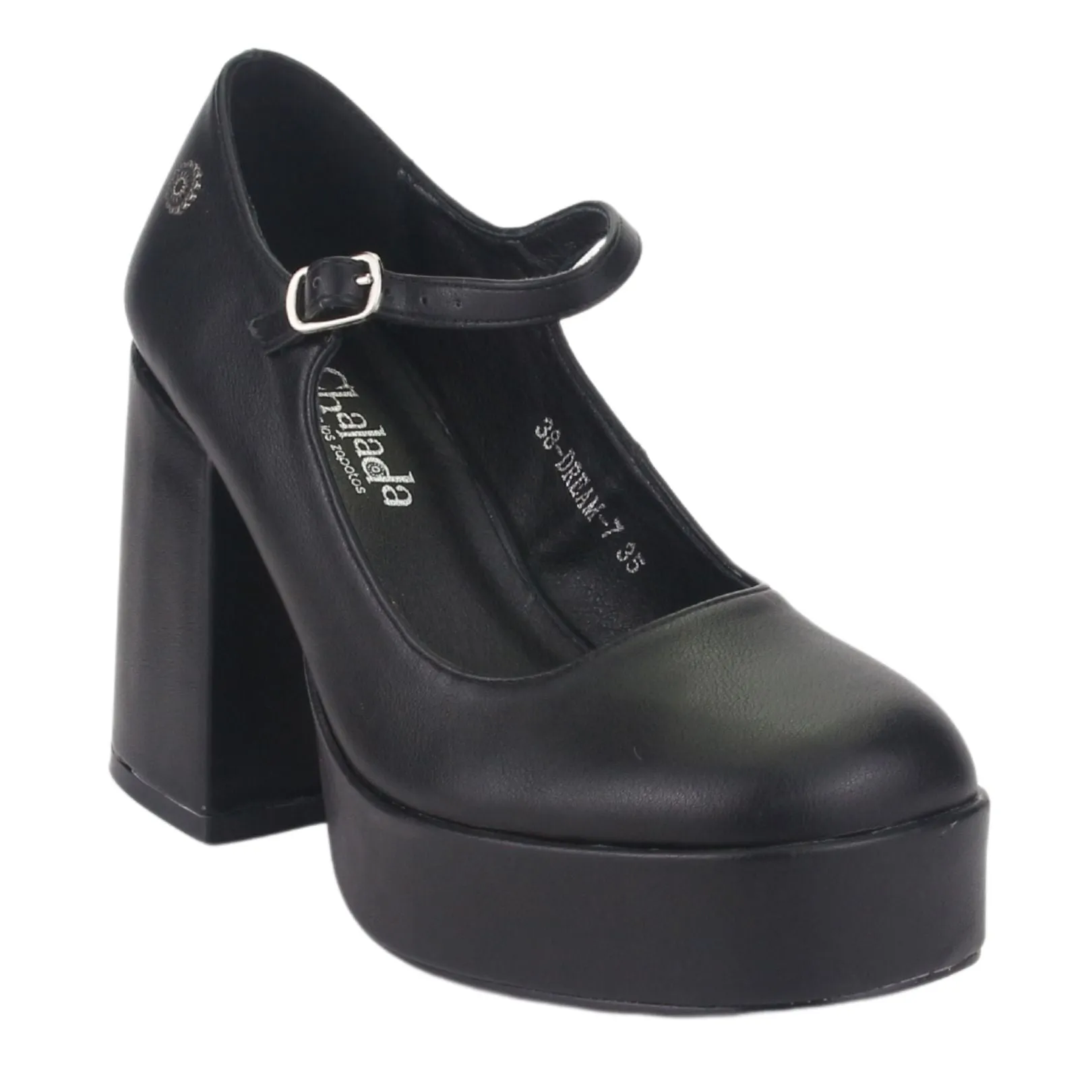 Zapato Chalada Mujer Dream-7 Negro Casual