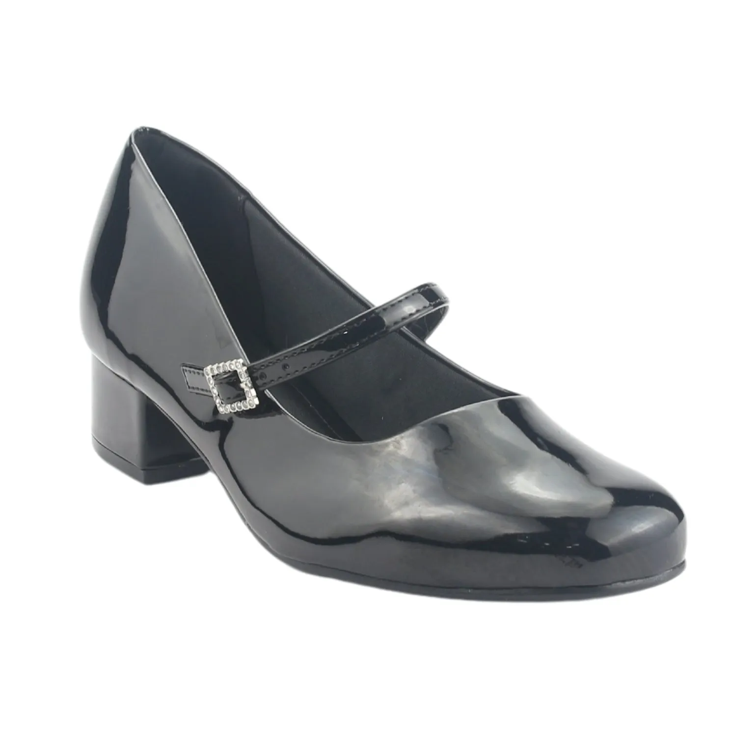 Zapato Via Marte Mujer 070-012-01 Negro Casual